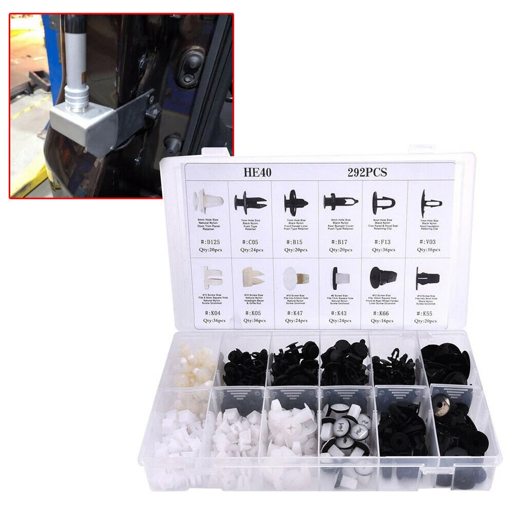 292 шт. клипса для автомобильного крепления смешанный фиксатор кузова автомобиля