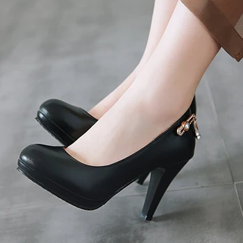 

JOUIR TALONS 2020 Dropship Big Size 47 Women Shoes Woman Elegant Slip On Mature Sexy High Heels Spring Lady Pumps Female