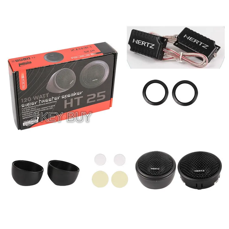 Tweeter A Cupola Audio Per Auto Super Di Alta Qualità, Altoparlanti Hifi Hi End 120W 4Ohm Treble Ribbon Super Ht-25 Tweeter Automatici