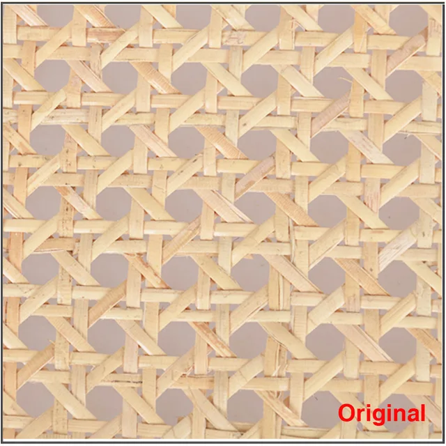 40 45 50 60CM 1metre Natural Rattan Octagonal Decoration Cane Webbing Real Indonesia Rattan Wall Decor Furniture Repair Material Original