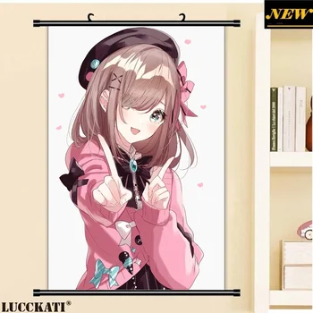 

Virtual youtuber nijisanji suzuhara lulu sak big breasts bra cameltoe sexy loli cartoon anime wall scroll canvas painting poster