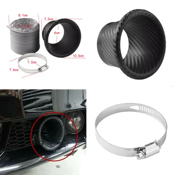 

Set Turbo Air Intake pipe Parts Replacement Carbon fiber style Bumper Car