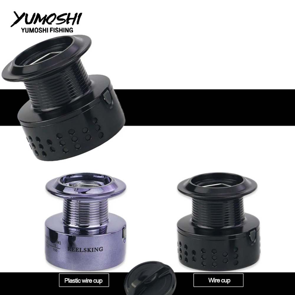 YUMOSHI Рыболовные катушки RT 2000-7000 серии рыболовные полностью металлические катушки 13+ 1BB ЧПУ рокер рыболовное колесо EVA спиннинговая катушка Pesca peche