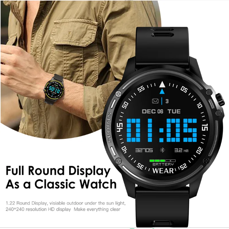 Android IOS Smartwatch Shenzhen полностью умные часы с сенсорным экраном L8 smartwatch ip68