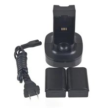 OSTENT черное универсальное быстрое зарядное устройство и 2 батареи для microsoft Xbox 360 беспроводной контроллер