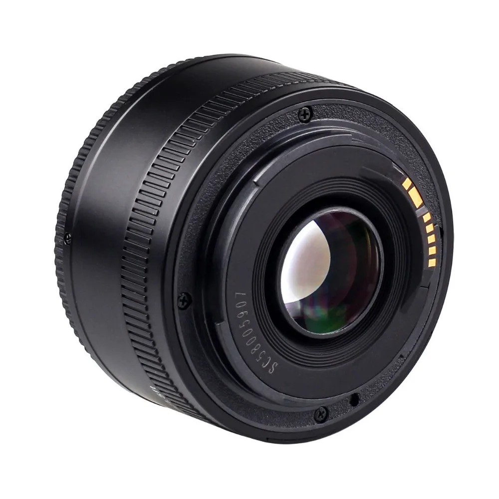 Объектив YONGNUO YN50mm F1.8 YN EF 50 мм f/1,8 AF объектив YN50 апертура Автофокус Объектив для Canon EOS 60D 70D 5D2 5D3 600d DSLR камеры