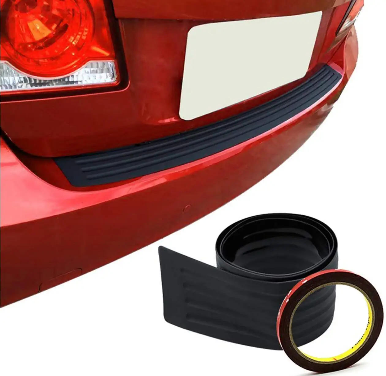 

Car Styling Rubber Bumper Protector Stickers For Volkswagen VW Polo Passat B5 B6 CC GOLF 4 5 6 Touran Bora Tiguan accessories