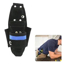 Bolsa para herramientas de electricista, Mini bolsillo organizador de tela resistente al agua, soporte compacto para herramientas de mano con múltiples bolsillos y bucles