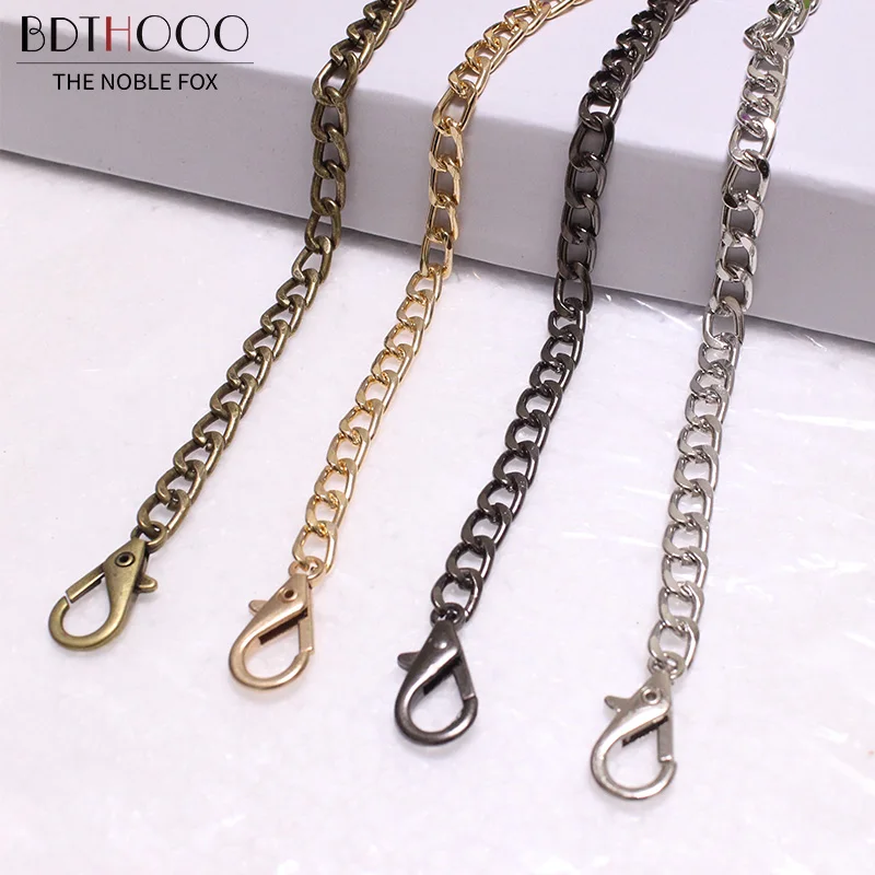 120cm Metal Chain Strap Replacement Shoulder Bags  Width 7mm Lobster Buckle