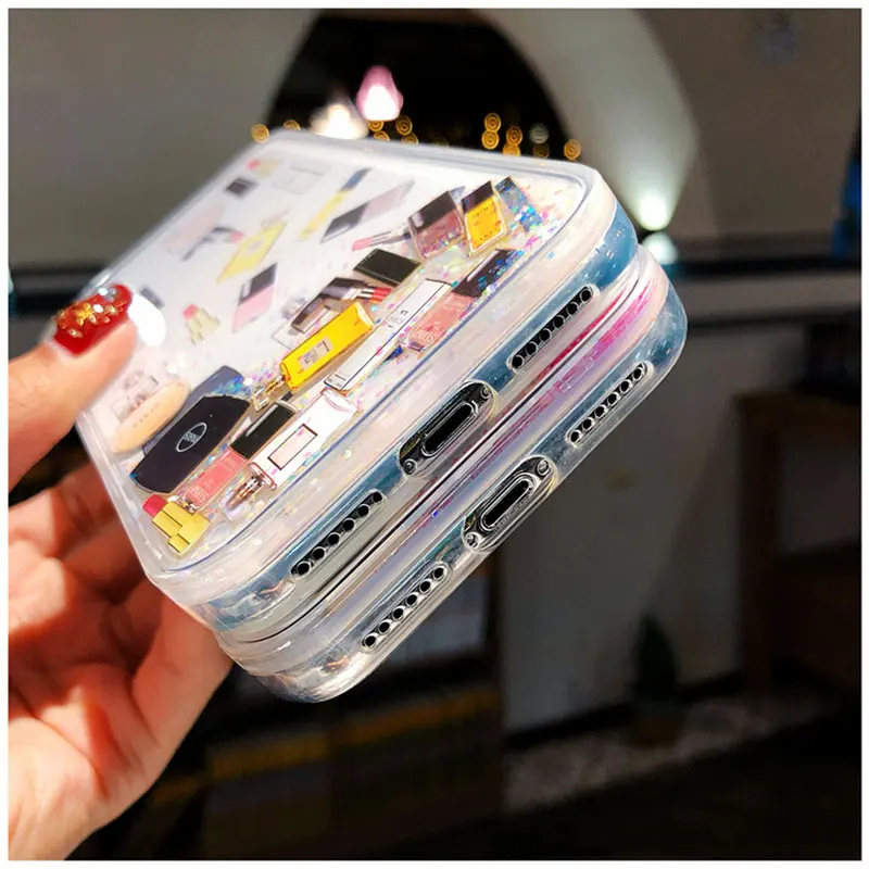 Палитра теней для век чехол телефона iPhone 11Pro Max 6 6s 7 8 plus XS XR 11 с динамическим