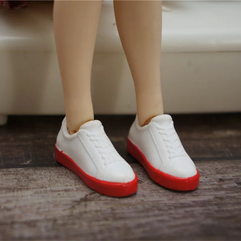 Blythy Doll Boots Doll Decors 1/6 Blyth Black Coffee Blue White Silver Sandals Shoes Children DIY Dressing Toy Fashion Shoe doll accessories doll shoes