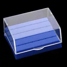 1 шт. 24 Отверстия горячая Распродажа пластиковый держатель для стоматологической бормашины дезинфекционный блок коробка для стоматологических продуктов лабораторное оборудование синий/белый
