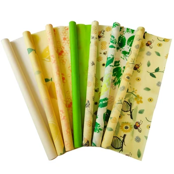 

Organic Beeswax Food Wraps 100*33 cm Wrapped in a volume Eco-Friendly Sustainable Food Storage Wraps for Cheese