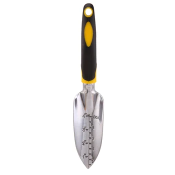 

1Pcs Garden Shovel Stainless Steel Depth Marker Non-Slip Handle Rustproof for Digging Outdoor Gardening Turning Up Earth A35