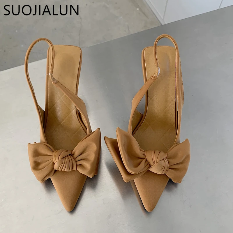 Women High Heels Slingback Sandals