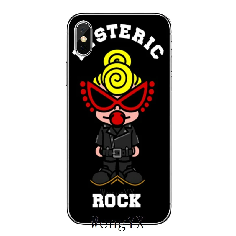 For iPhone 11 pro XR X XS Max 8 7 6s plus SE 5s 5c iPod Touch 5 6 cover case Japan Fashion hysteric mini - Цвет: hysteric-mini-A-07