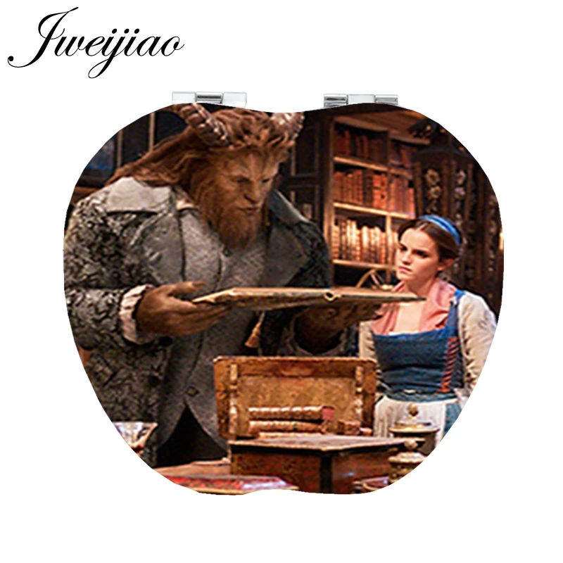 CT12 4 JWEIJIAO мультяшный чайник, инструменты клоуна, аксессуары, ручное зеркало для влюбленных, забавное яблоко, кожа, в форме тщеславия, ПУ, подарок, зеркало CT11 - Цвет: CT12 4