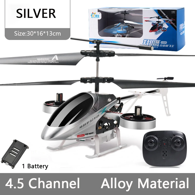 remote control helicopter for adults DEERC RC Helicopter 2.4G Aircraft 3.5CH 4.5CH RC Plane With Led Light Anti-collision Durable Alloy Toys For Beginner Kids Boys top RC Helicopters RC Helicopters