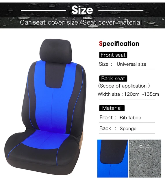 Universelle Full Set Blau Auto Sitzbezüge, Airbag und Split Bank  Kompatibel, für Honda 2020 Für 2019 RAV4 Für 2007 toyota Für Kia -  AliExpress