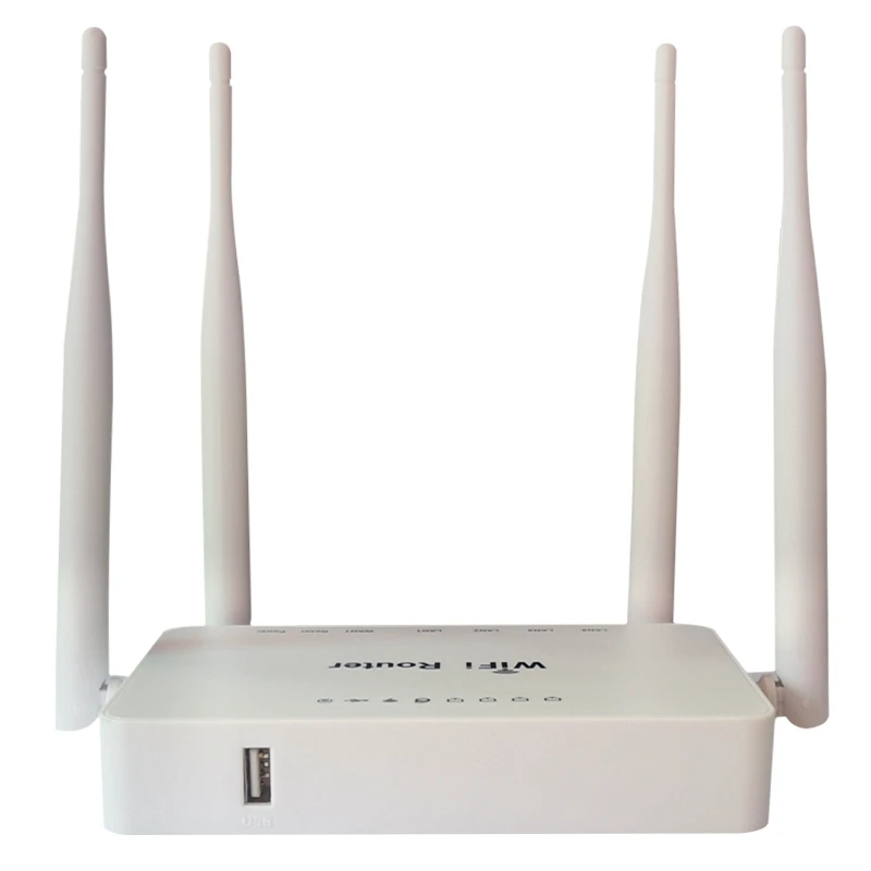 Wireless WiFi Router 300Mbps with 1 Wan 4 Lan Access Point Internet Wifi for Usb Modem-EU Plug |