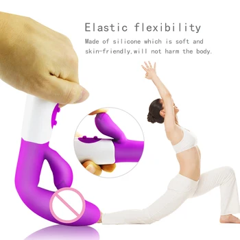 G Spot Rabbit Vibrator Sex Toys for Women Dildo Vibrators Vagina Clitori Massager Dual Vibration AV Stick Safe Sex Adult Product 4