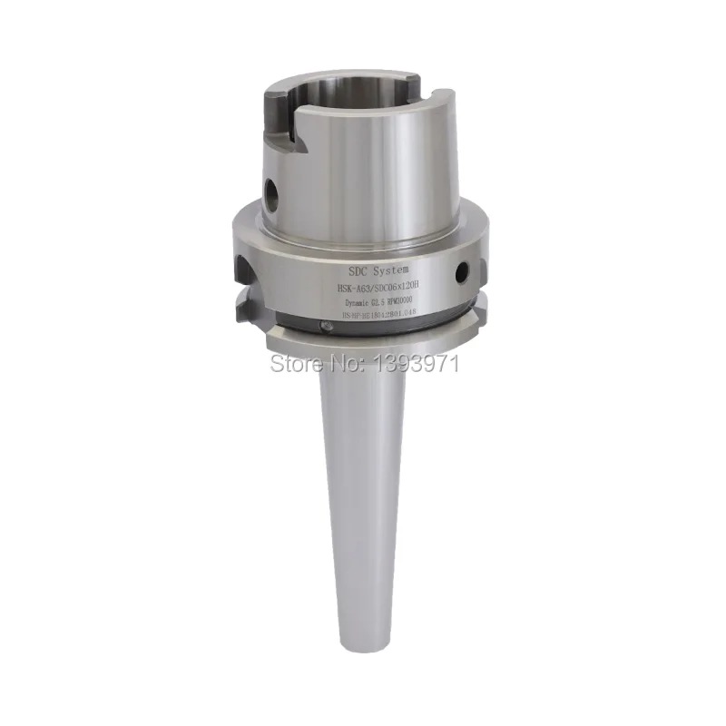 GUS HSK63A small diameter tool holder DC rear handle high precision HSK63A-SDC6 SDC8 SDC12-90L/120L/150L/160L