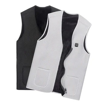 

Girl 2019 New Fashion Unsex USB Infrared Heating Vest Jacket Winter Flexible Electric Thermal Clothing Waistcoat