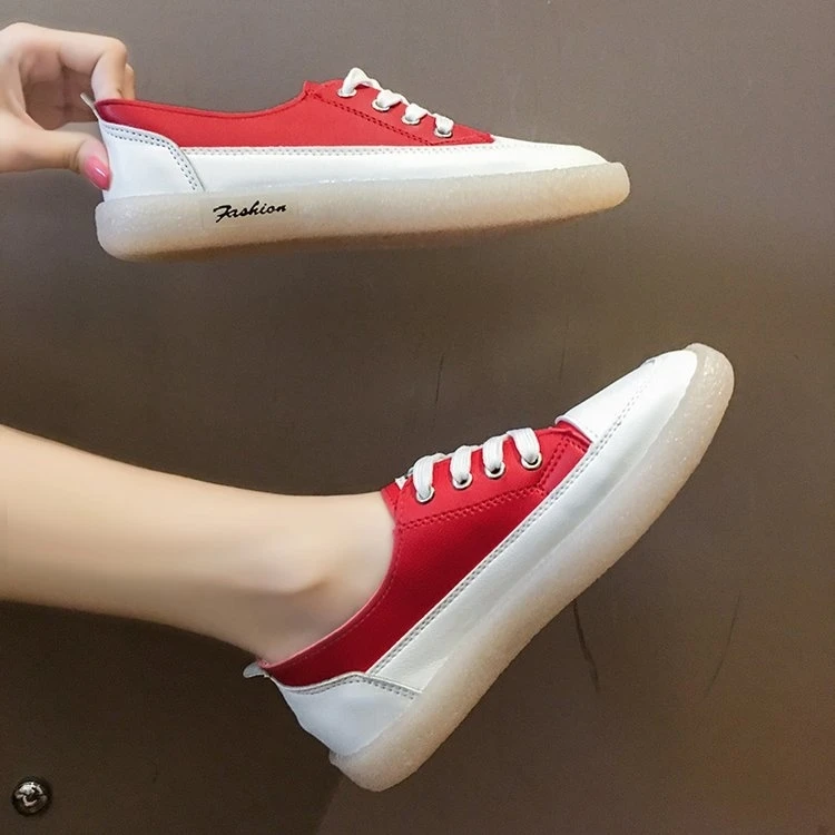 

JUNSRM Woman Comfortable Leather Plus Size Sewing Flats Moccasins Loafers Ballet Flats Women Comfortable Soft Casual Shoes Femme