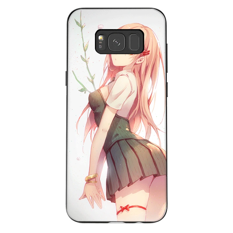 Мобильный чехол для телефона из термополиуретана для samsung Примечание 10 8 9 S6 S7 край S8 S9 S10 S10E плюс M10 M20 M30 M40 Чехол аниме девочка гетерохроматиновые - Цвет: B11
