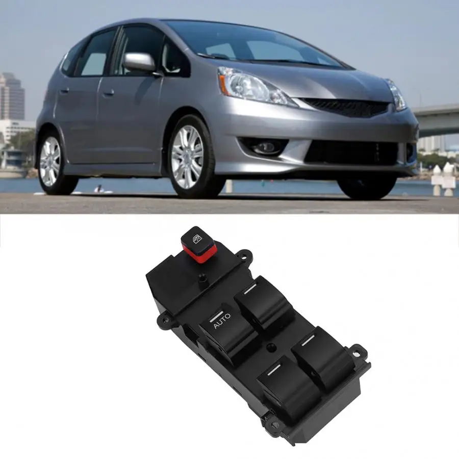 Электрический мастер мощность переключатель окна подходит для Honda City Fit 2009-2011 35750-TM0-F01 кнопка запуска двигателя зажигания автомобиля переключатель