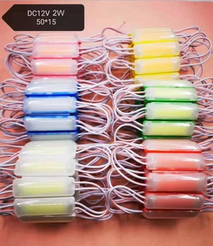 

2W 50mmx15mm mini led module slim small size letter lightbox cob led module injection len outside AD board backlight DC12v