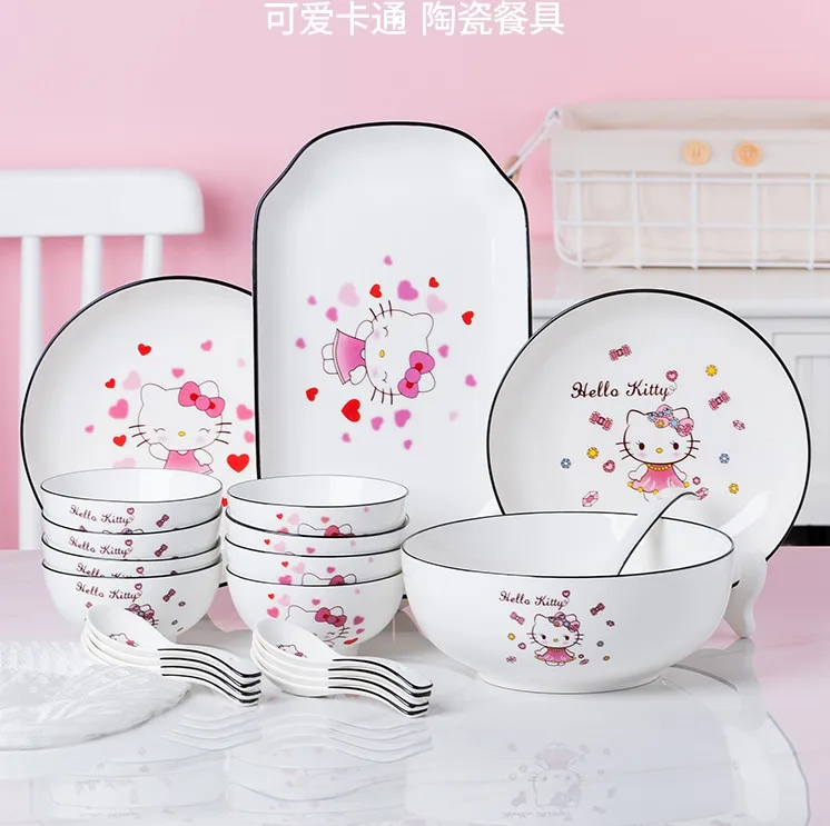 hello kitty dinnerware