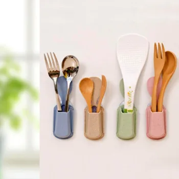 

Creative Soup Spoon Holder Stand Storage Rack Kitchen Organizer Tools