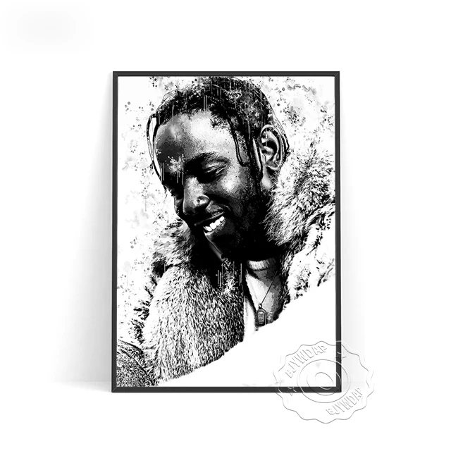 Kendrick Lamar Style Fashion Black And White 8x10 Picture