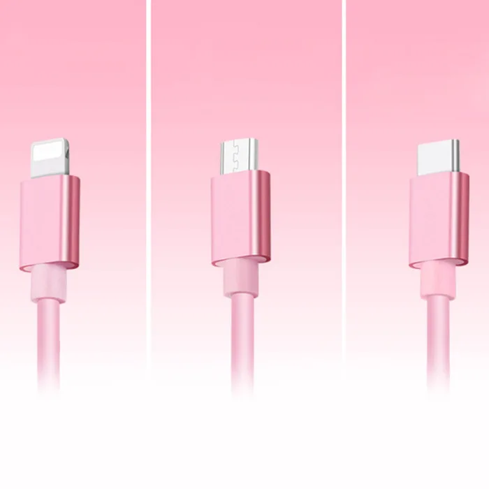 Мультизарядный кабель Шнур 3 в 1 type C Micro USB выдвижной для мобильного телефона VH99