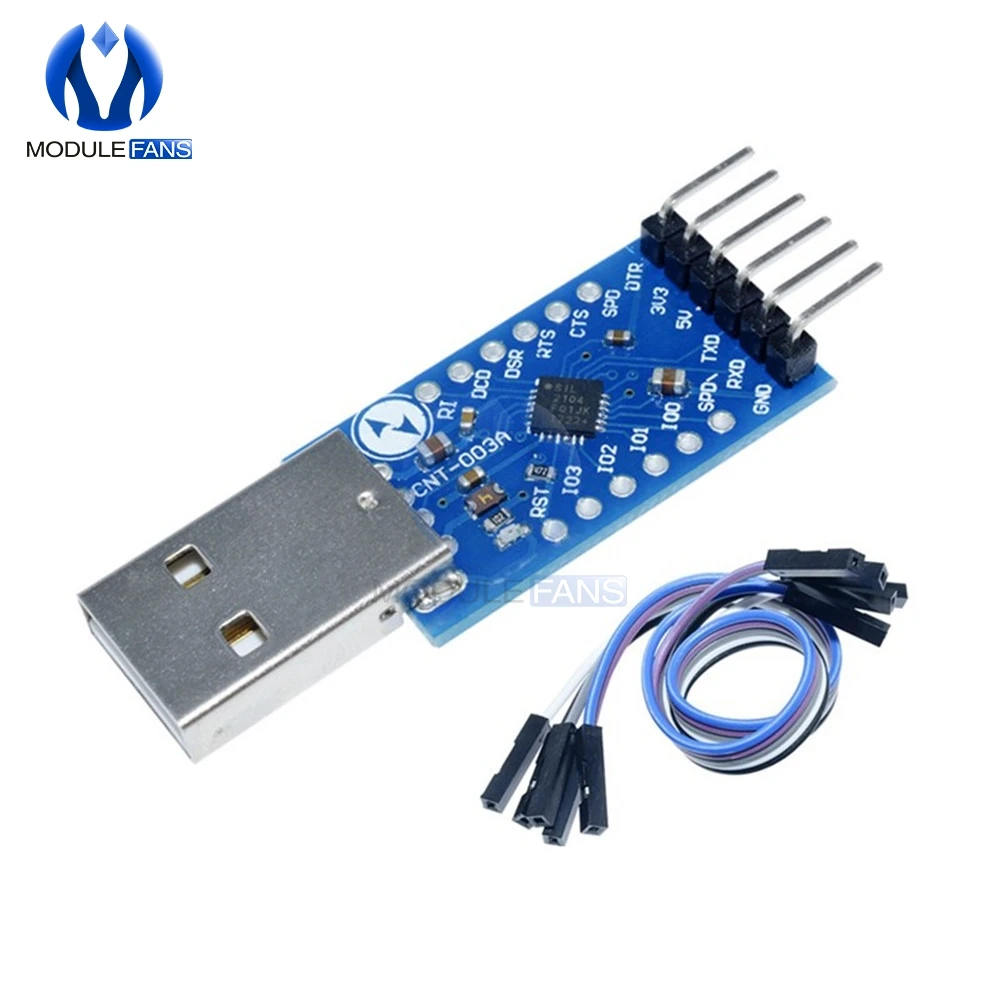 Последовательный преобразователь с USB 2 0 на TTL UART 6PIN модуль CP2104 STC PRGMR замена CP2102