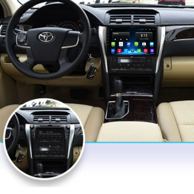 4G LTE Android 8,1 подходящий Toyota Camry Мультимедиа Стерео dvd-плеер навигация GPS радио