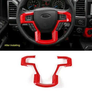 

Frame Steering wheel cover For Ford F150 2015 2016 2017 2018 2019 For Ford F150