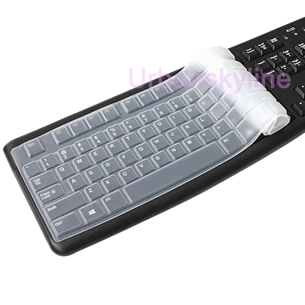 Generic Mk120 Keyboard Cover For Logitech Mk120 K120 Wired Set Film