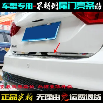 

for Ford Focus hatchback Sedan 2012-2020 Tailgate Rear Door Bottom Cover Molding Trim Stainless Steel back door trim Accessories