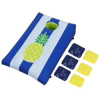 

Bean Bag Toss Game Set PVC Inflatable Popular Corn Hole Bags Game Set With 6 Bean Bags For Outdoor Funny Game