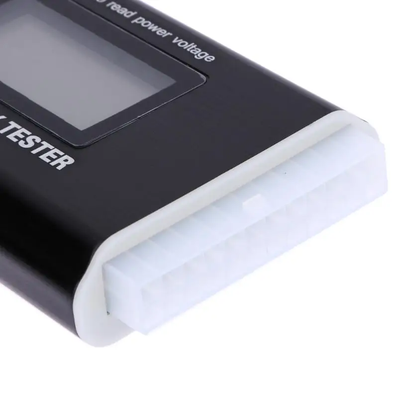 Цифровой ПК Тестер питания алюминиевый сплав ЖК-компьютер 20/24 Pin 4 PSU SATA HDD ATX BTX ITX SATA HD Тестер питания