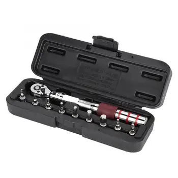 

tire studding tool Professional 1/4 Ratchet Torque Wrench Set 2-15nm Tool Kit for Bicycle Sleeve automobiles