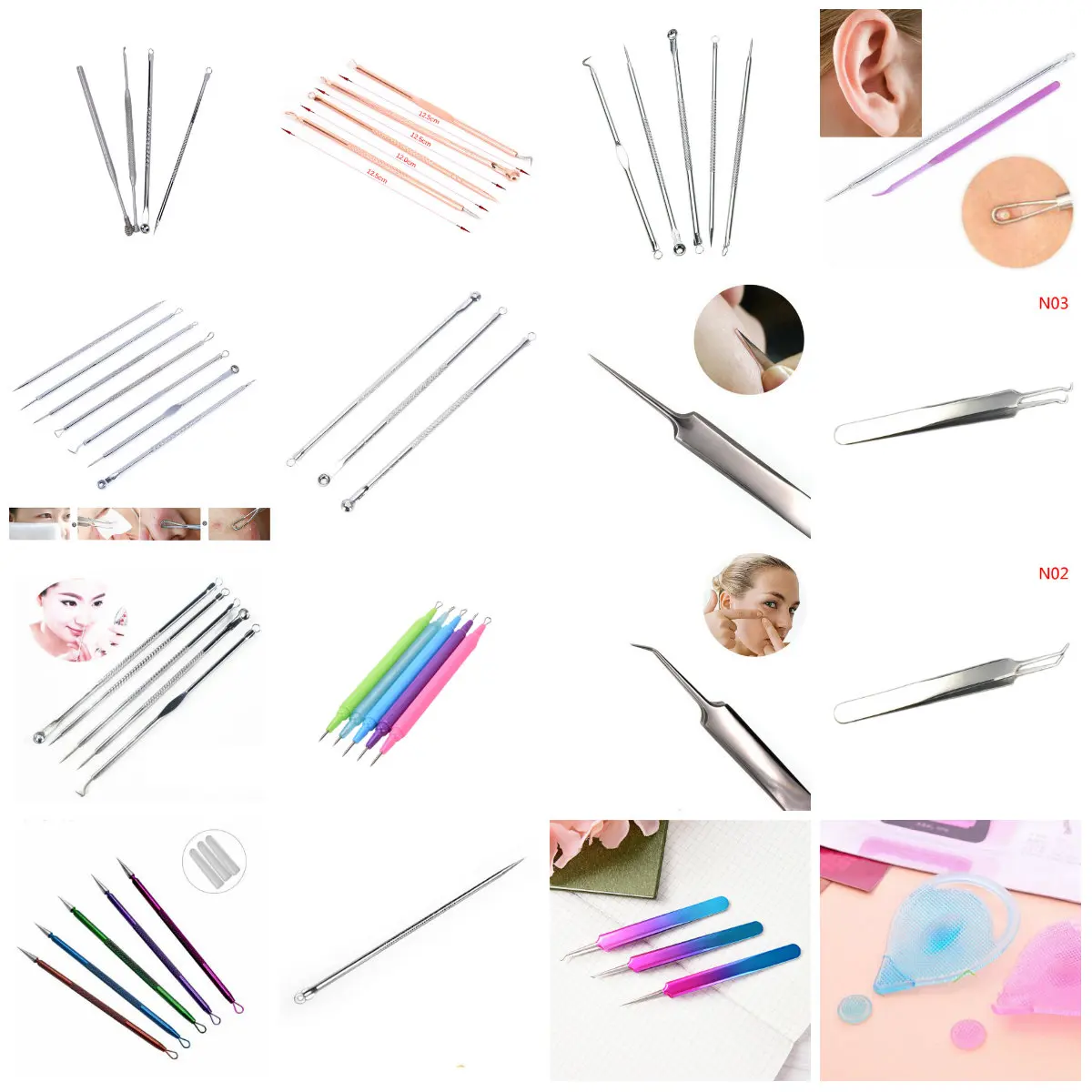 Ручка для удаления черных точек и акне сменная игла лазерного веснушек