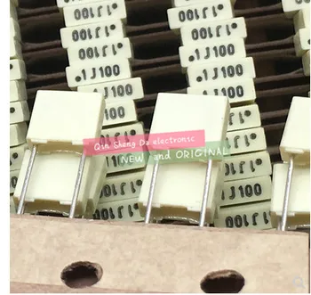 

50PCS AV R82 1UF 100V 5% P5MM copper film capacitorFOR KEMET 105/100V MKT 1U 1000NF Italy Arcotronics 1uF/100V 105J100V