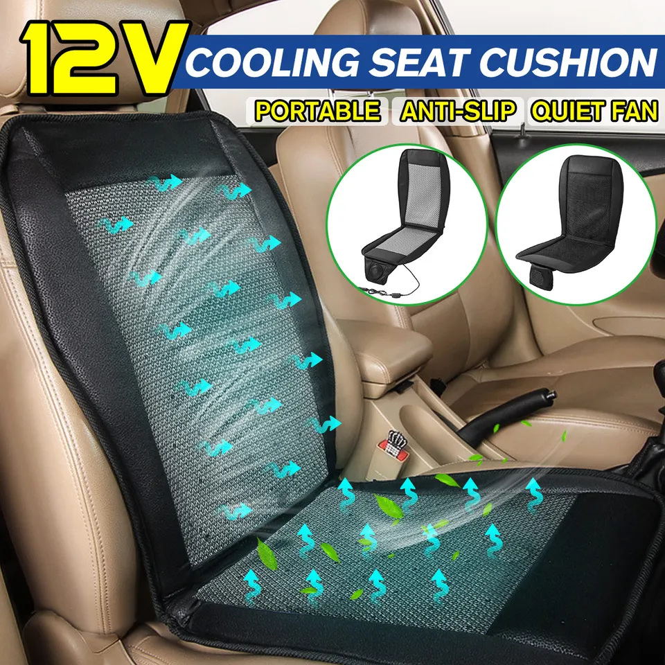 Car Cushion 12v Massage Seat Air Conditioning Cushion Summer Cool  Ventilation Cushion Cooling Seat Air Fan 2 Speeds Low/high - Automobiles  Seat Covers - AliExpress