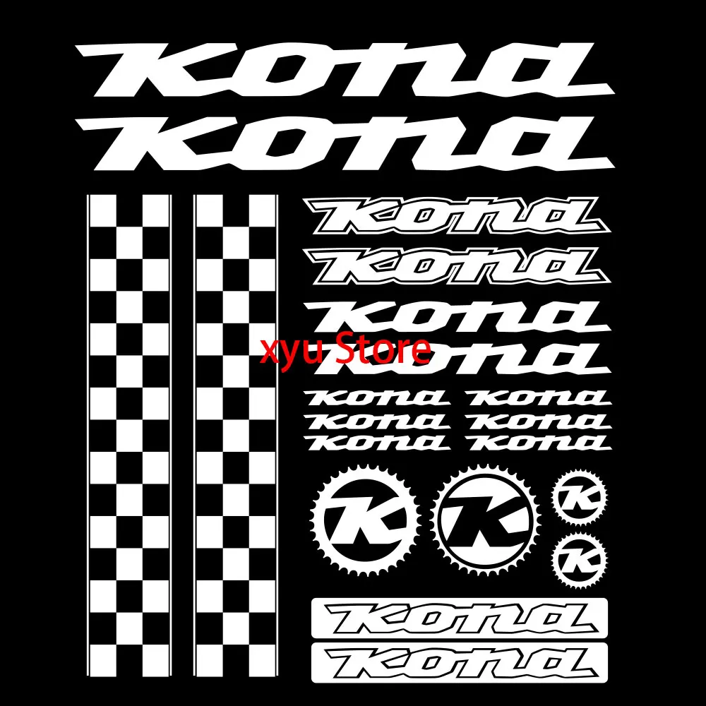 Kona 20 스티커 접착 스티커-mountain bike mtb bicycle