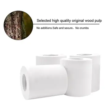 

4 Barrels 4 Layers Of Wood Sanitary Paper Thickened Roll Paper Durable Paper Towels Home Bath Health Toilet Paper Hot TSLM1