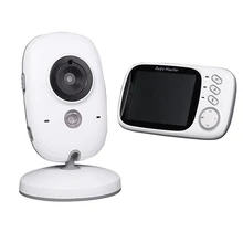 3,2 дюймовый ЖК-экран видео монитор младенца няня наблюдения камера ночного видения контроль температуры няня