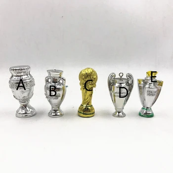 

Soccerwe Soccer Champion Doll Accessories Cartoon Mini Cup Ballon Duplication Resin Metal Trophy Figures Sample